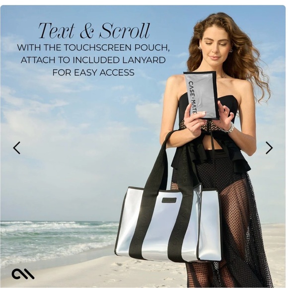 Case-Mate Iridescent Jelly Tote Bag with Pouch - Picture 13 of 13